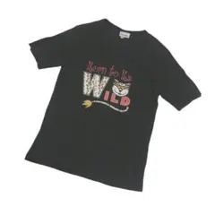 vintage リブ　プリント　Tシャツ　itimi shury y2k　チビTのサムネイル
