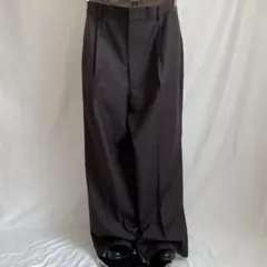 90s vintage wool blown wide slacks c-boy