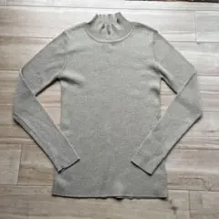 ラメリブニット　AuieF ベージュ サイズ38