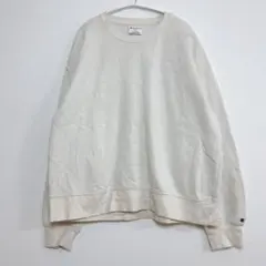 値下げ歓迎 Champion 【L】アイボリー トレーナー スウェット