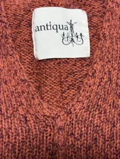 アンティカ　オレンジセーター