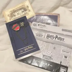 【未使用に近い】ハリーポッターセット*グリフィンドールピンバッジ *コースター
