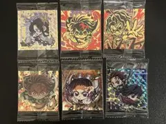 鬼滅の刃　ディフォルメシールウエハース　其の十三　レア６枚セット