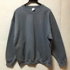 新品 GILDAN ギルダン 長袖トレーナー チャコールグレー XL