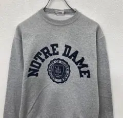 Champion　スウェット　リバースウィーブ　ノートルダム　カレッジプリント