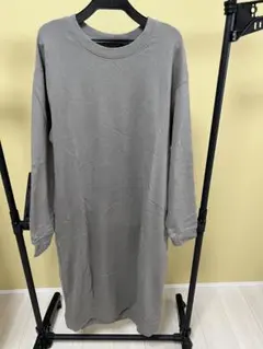 【新品未使用】ZARA グレー ワンピース Mサイズ　シンプル