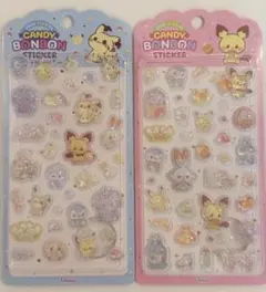 韓国正規品　ポケモンキャンディボンボン ステッカー 2シートセット