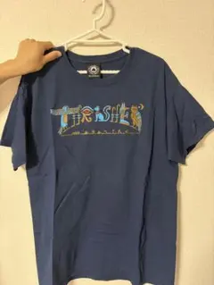THRASHER グラフィックTシャツ ネイビー