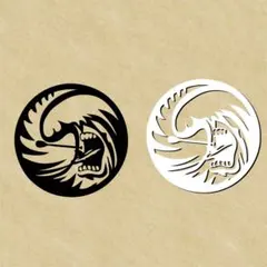 SUP CRUZ　サーフィン/アウトドアカッティングステッカー　白×黒