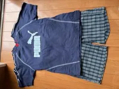PUMA Tシャツ130 エドウィンスポーツ ハーフパンツ 110のセット
