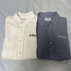 【お買得】Jackbunny 長袖シャツ 色違い2枚セット