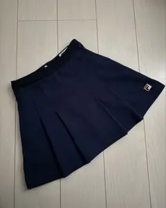 FILA フィラ ネイビー スコート プリーツ スカート M