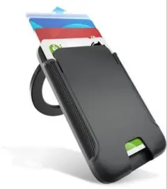 じ　マグネット　スマホホルダー 黒 収納　スタンド　iPhone 12 13