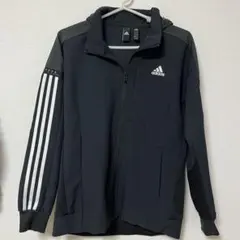 adidas フルジップジャケット ブラック