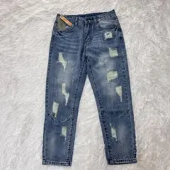 新品　STREET AREA 街頭地帯（JTDD HOMME）」ダメージ　デニム
