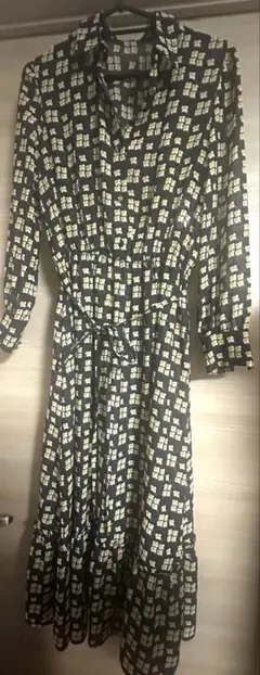 新品 LOULOU WILLOUGHBY ドット カシュクール ロングワンピース - メルカリ