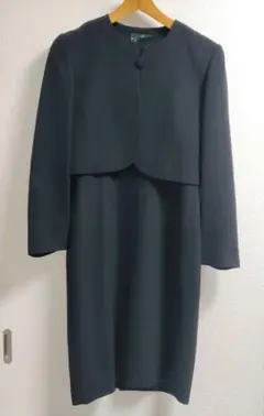 ブラックフォーマル セットアップ 喪服 ワンピース＋ジャケット 9AR 美品