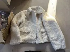 FRAY I.D フリースジャケット クリーム色