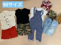 子供服 90 夏服 Tシャツ 半ズボン まとめ売り デニム　サロペット