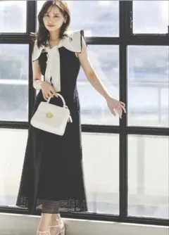 スナイデル snidel ダブルカラーマーメイドドレス - メルカリ