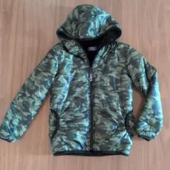 迷彩柄フリース裏地付きジャケット　ジャンパー　アウター