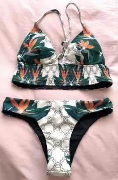 ALEXIA STAM バナナリーフ柄ビキニセット 新品 未使用タグ付き ALEXIA STAM バナナリーフ黒水着 - メルカリ