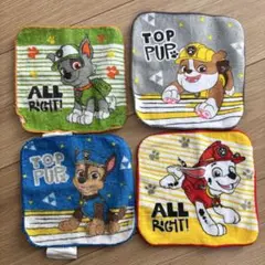 パウ・パトロール タオルセット 4枚　未使用品あり