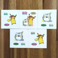 ポケモンパン　デコキャラシール　ピカチュウ　トゲデマル