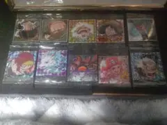 ワンピース ウエハースシール10枚セット SEC1点、GR9点。