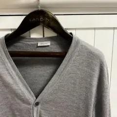 Cruciani グレー・ネイビー Vネック カーディガン 2点