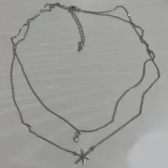 二連ネックレス 星