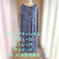 限定値下げ500円引きダジュール快適ストレッチ、長袖ワンピースLサイズのサムネイル
