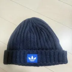 【値下げ】adidas ネイビー ニット帽