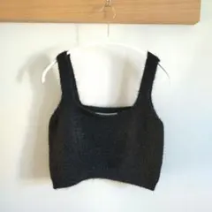 ガレージオブグッドクロージング☆新品☆ ビスチェ ニット ラメ 黒