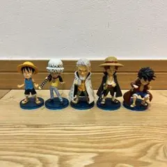ワンピース ワーコレ 5体セット まとめ売り ルフィ ロー レイリー シャンクス