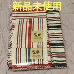 ランチョンマットとコースター２セット　ストライプ