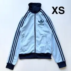 adidas クラシック トラックジャケット　トラックトップ　XS 水色