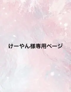 けーやん様専用ページ