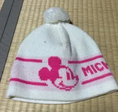 子供用スキー用ミッキーマウス ニット帽 かわいい