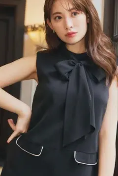 ⭐︎新品未使用⭐︎polaura ポローラ/オフショルカラーダブルボタン
