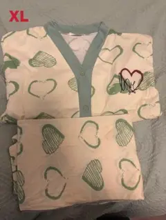 XLサイズ　 ルームウェア上下セット　長袖 パジャマ上下セット　綿