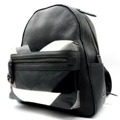 極美品✨COACH リュック ターンロック ウィロウ カラーブロック レザー 黒