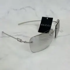 GUCCI リムレス サングラス GG1778/S ラインストーン サイドロゴ