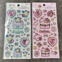 【正規品】サンリオ　キラキラジュエルシール　ウサハナ　シュガバニ 2枚セット