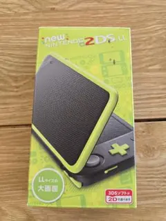 New Nintendo 2DS LL ブラック/ライム 未使用、未電通
