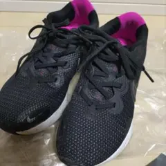 NIKE／レディース／スニーカー／24.0cm／ブラック✖ピンク／