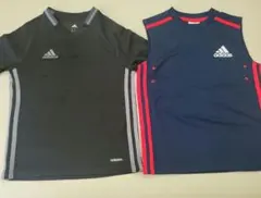 adidas　サッカー　Tシャツ　120 まとめ売り