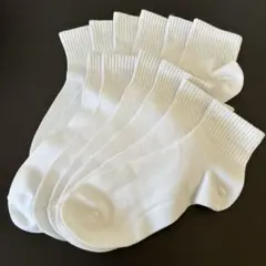 GU アンクルソックス 6足セット ホワイト