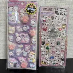 もちもちパンダ セット ピカプニシール ジュエルプチドロップシール
