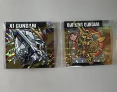 r*x様 元祖SDガンダムスナック2 Ξガンダム ゴッドガンダム シール2枚セッ